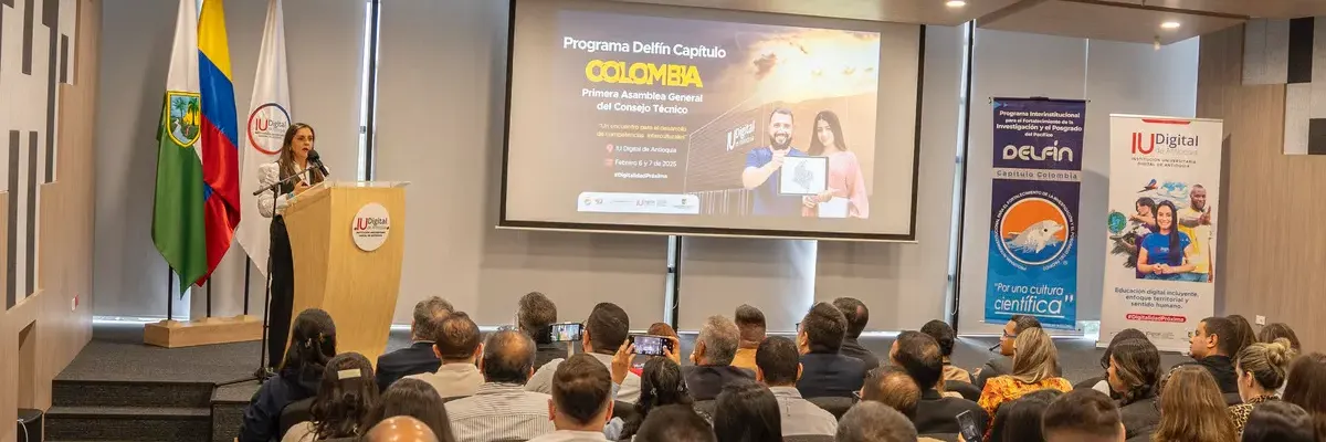 La IU Digital de Antioquia sede de la 1° Asamblea del programa DELFÍN, Capítulo Colombia